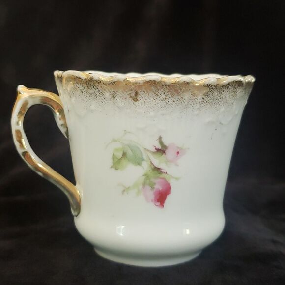 Lot of 2 Vintage Porcelain "Moustache" Coffee Cups - Picture 9 of 12